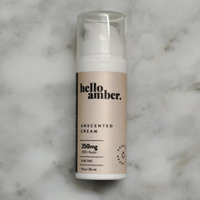 Load image into Gallery viewer, 250 mg cbd cream hello amber